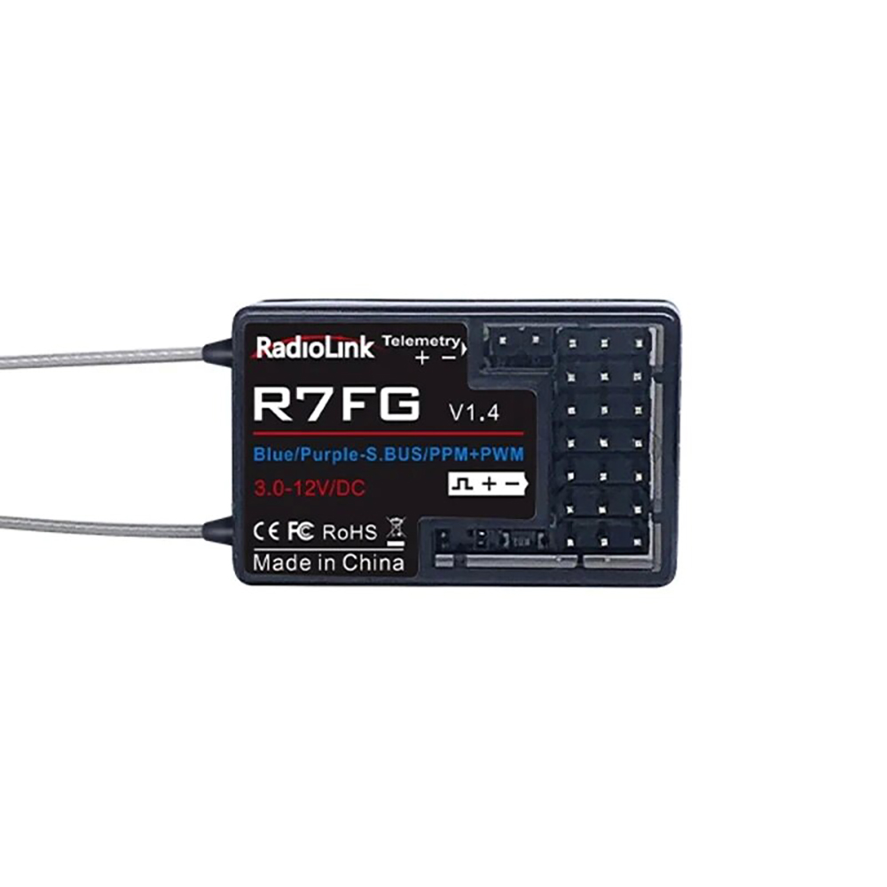 RadioLink-R7FG-24GHz-7CH-Empfaumlnger-mit-Dualantenne-SBUSPPMPWM-Integriertem-Gyro-fuumlr-Radiolinks-2007288-7